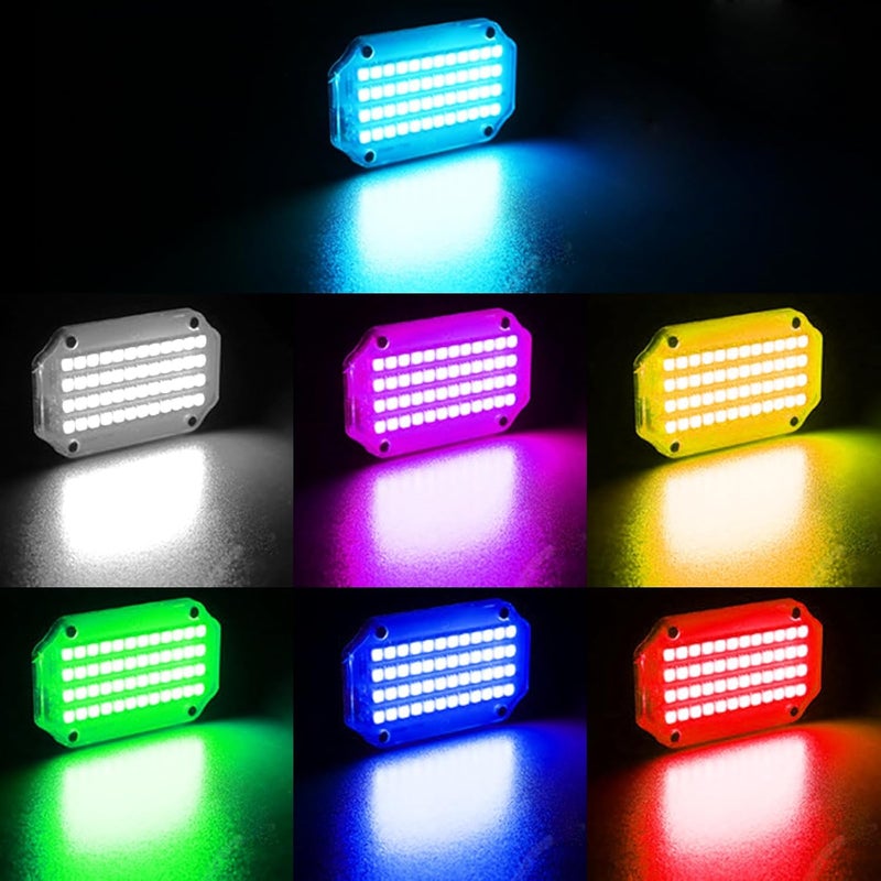 MADOWL 48LED Color Strobe Light for Parties & Halloween, Wireless Remote Control - Image 5
